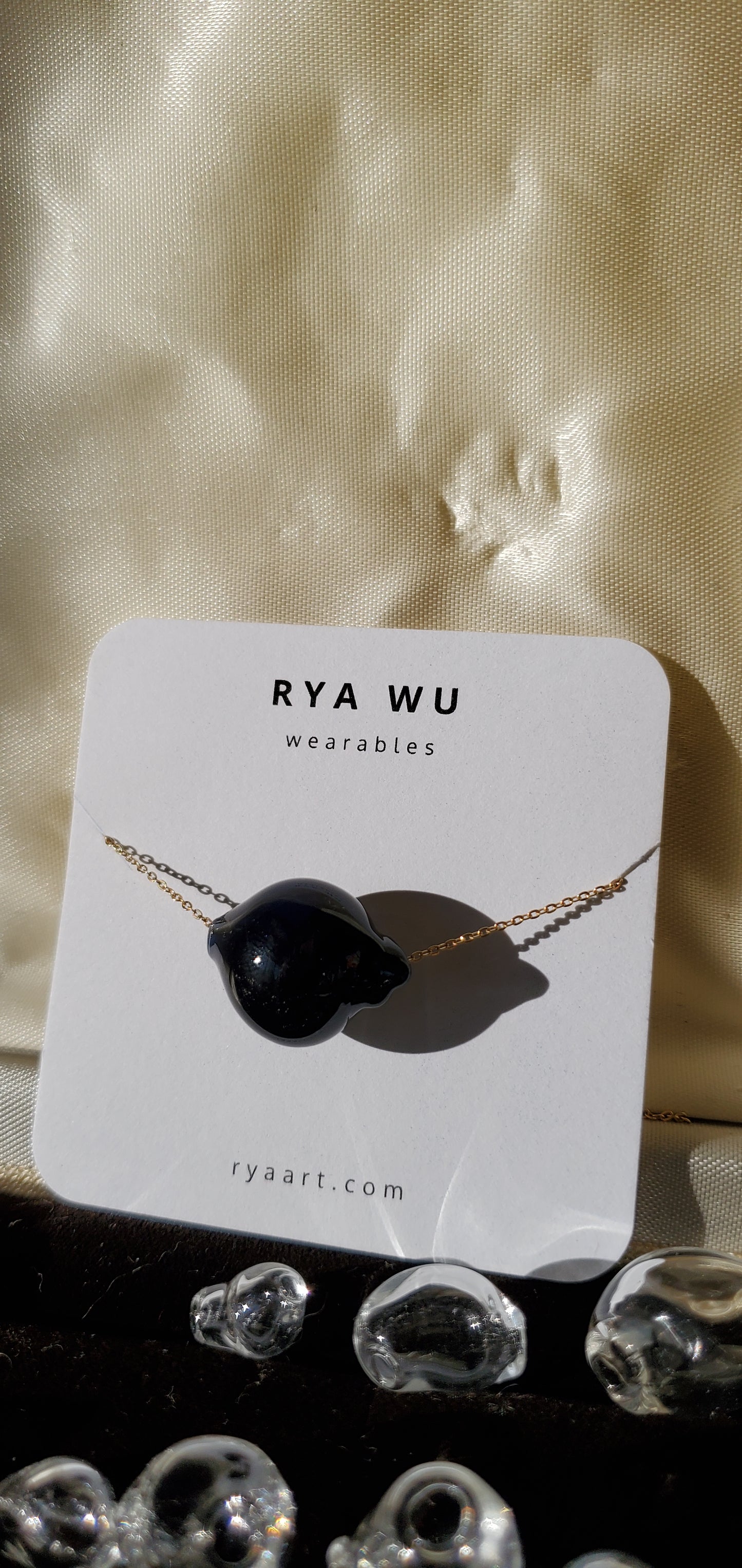 The Black Bauble Necklace
